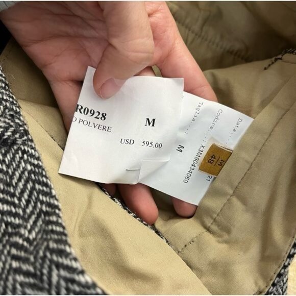 TOD'S School Pants in Grey Chevron - Picture 7 of 8